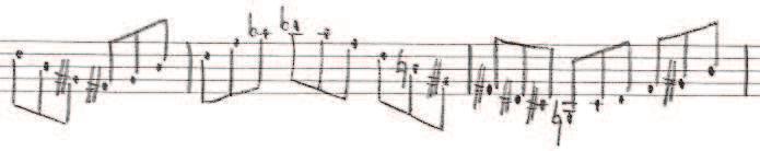ütem első hangját ráköti az előző két negyed alatti triolákhoz, amely Bartók lichtpaus1 kéziratában is így szerepel. 6. kottapélda: 3. tétel, 92-93. ütem.