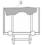 1. Normál építésű kocsik Rakodás rakománykúppal legfeljebb 50 cm-es magasságig az oldalfal fölött, a rakomány oldalfalnak támaszkodó része maradjon az oldalfal alatt kb. 15 cm-rel.