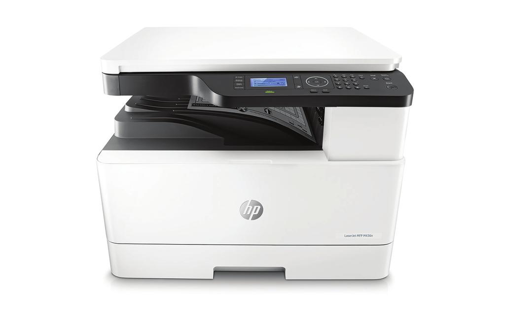 Adatlap HP LaserJet M436 MFP sorozat Nagy kapacitású asztali másoló készülék hálózatkezeléssel A megbízható és megfizethető A3 MFP készülék nyújtotta hatékonyságnak köszönhetően kibontakoztathatja