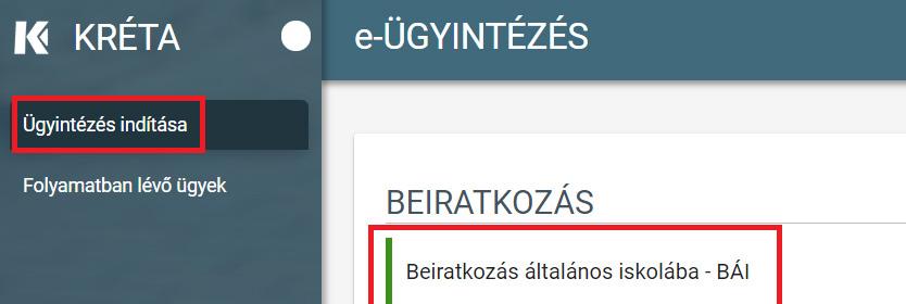 6. oldal Online ügyintézés informatikai megvalósítása 1) Amennyiben a gyermeknek nagyobb testvére abba az iskolába jár, ahova a szülő be szeretné íratni első évfolyamra az óvodás gyermeket, akkor az