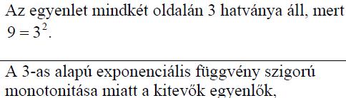 531. Oldja meg a következő egyenletet a valós számok halmazán! Válaszát három tizedesjegyre kerekítve adja meg!