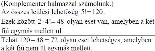 A táblázat egyes soraiban az asztalon lévő cédulák megfelelő sorrendjét adja meg!