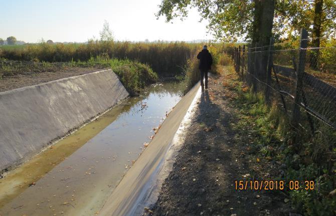 A Törökéri főcsatorna kotrása a 11+540 szelvénytől a