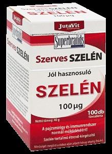 Jutavit Szerves Króm 250 µg filmtabletta, 100 db Kizárólag szerves kötésű, króm-pikolinát tartalmú étrend-kiegészítő készítmény, mely jobb