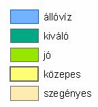 1-6. ábra Az alegység vízgyőjtı területeinek biológiai aktivitása 1.2.