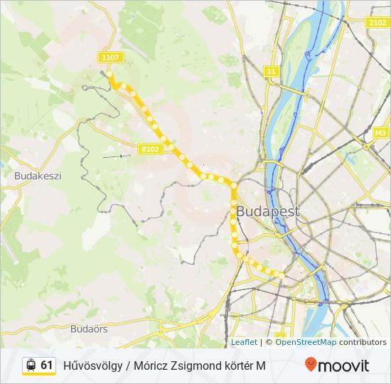 Útirány: Hűvösvölgy 26 megálló VONAL MENETREND MEGTEKINTÉSE I, Budapest 8 Villányi út, Budapest Tas Vezér Utca 1 Tas vezér utca, Budapest 61 villamos Menetrend Hűvösvölgy Útvonal Menetrend: Hétfőn