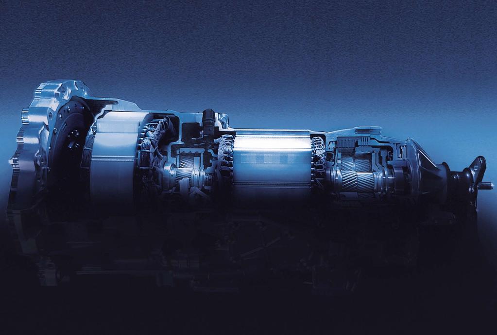 transmisión HÍBRIDA Generador Dispositivo de reparto de potencia Motor eléctrico Engranaje de reducción de velocidad del motor en dos etapas El sistema de transmisión del GS 450h también incorpora un