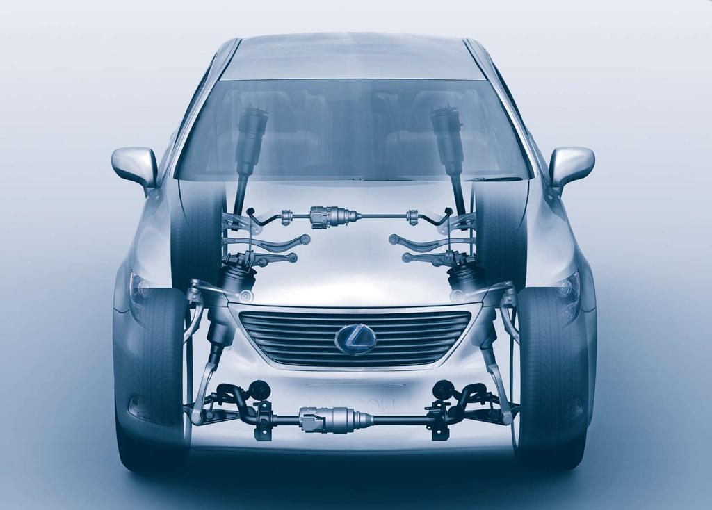 Actuador Barra estabilizadora activa trasera Seguridad y asistencia al conductor Lexus ofrece ahora la tecnología de seguridad preventiva, activa y pasiva más sofisticada del mundo, e incorpora
