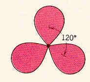 sp 2 hibridpályák A párosítatlan elektronok tehát a következő pályákon vannak: 1s a, 1s b, 1s c, 1s d, h 11, h 21, h 31, 2p z1, h 12, h 22, h 32, 2p z2 Most képezhetjük az elektronpárokat: f CH1