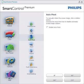 3. Képoptimalizálás Option (Lehetőségek) > Auto Pivot (Auto elforgatás).