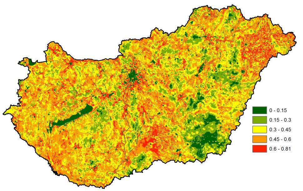 Preliminary results and integration into NAGIS Földhasználat-változás 2006