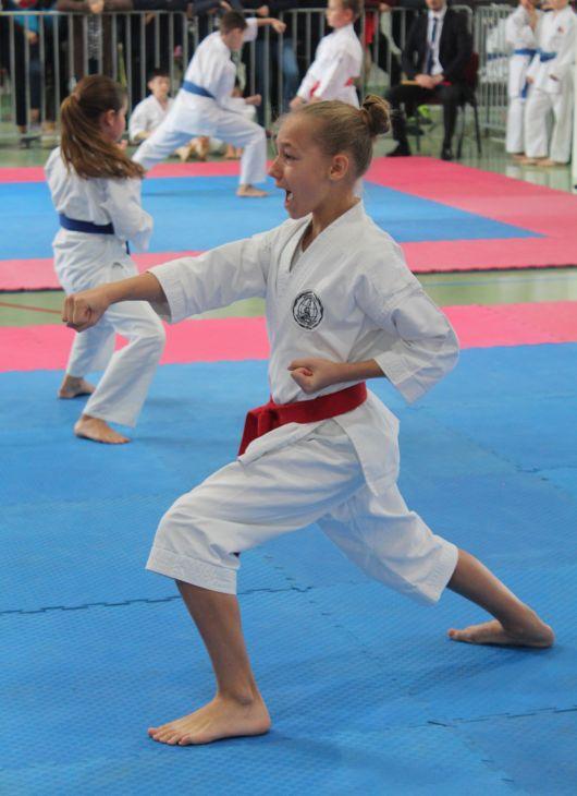 8 között Szilágyi Ádám (Shotokan Heian Nidan-jával szemben 4-1 arányban alulmaradt Zsombi.