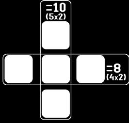Egyszínű sorok és szettek: A játékos egymás után értékeli a 6 sort és megállapítja, hogy ebben a körben 32 pontot kap. Optimálisan használta fel a joker kockát a két egyszínű sorhoz.