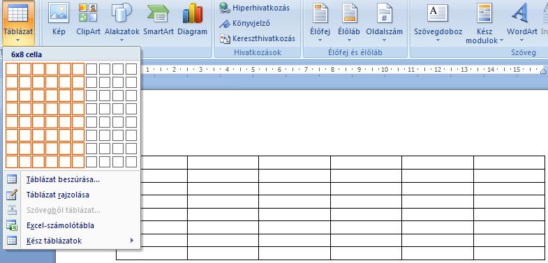 30. máj. 2. hét Táblázat beszúrása a szövegbe Táblázatok. Tudjon táblázatot beszúrni a szövegbe.