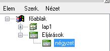 Ott van a négyzet, és ha rákattintottál, megjeleníti az eljárásodat és tudod szerkeszteni, vagy módosítani! TANÍTSUNK!