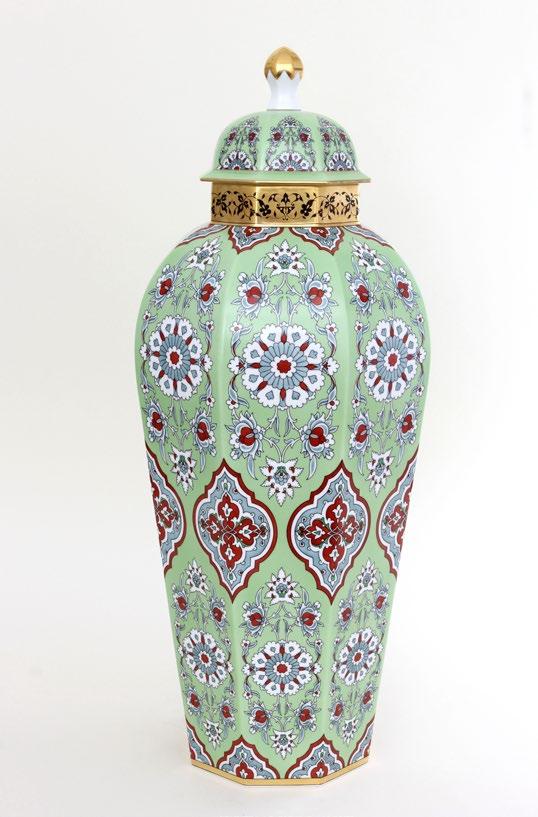 CAIRO Pattern: SP983 : 50 pcs. Vase with button knob 06576015 650 mm 250 mm 250 mm CAIRO Pattern: SP983 : 50 pcs.