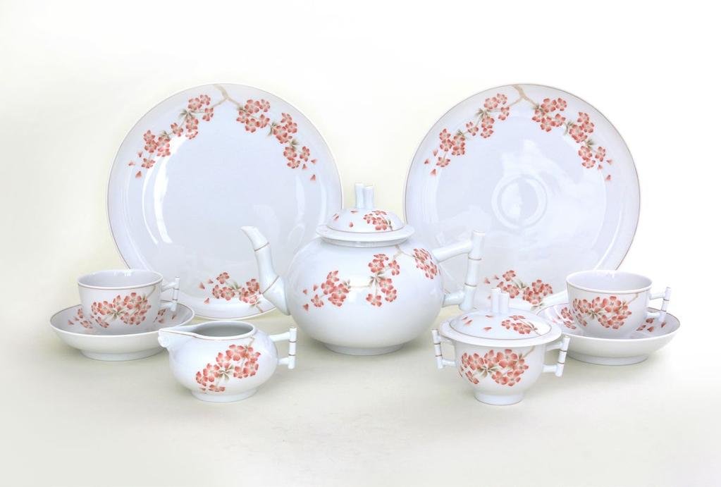 Tray 07619000 25 mm 265 mm 260 mm Tiger and Dragon Limited to 200 tea sets, these animals representing dominance, masculinity and strength can be seen together on Herend porcelain pieces, softened by