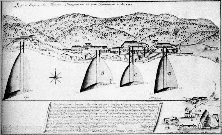 említettekről van szó) (2). 1764-től már a József- és a Ferenc-akna is művelés alatt volt. A régi kör- vagy ellipszis-szelvényű aknákat 1766-ban elöntötte a víz.