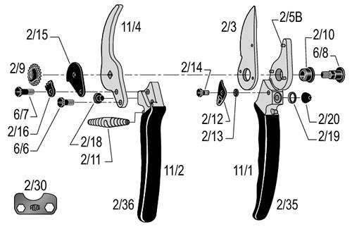 Alkatrészek FELCO REF.