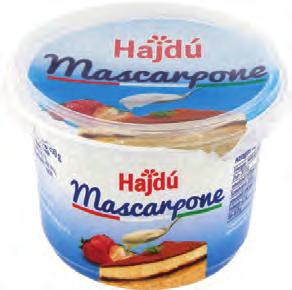 2 Tejtermék Hajdú Mascarpone