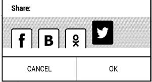 A ReadRate hálózaton fellelhető összes ismerőse tevékenységei megjelennek a készülék Legutóbbi események listájában: