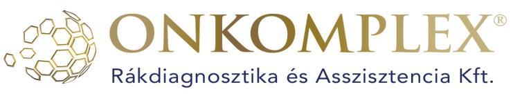 ONKLOMPLEX Rákdiagnosztika és Asszisztencia Kft. Érvényes: 2017. január 10-től visszavonásig 1.