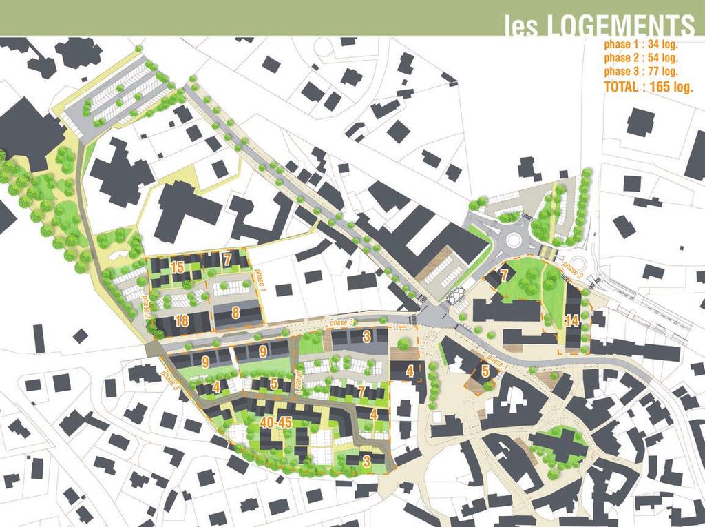 14 Les logements Les objectifs : trouver un logement adapté au parcours résidentiel des habitants et à l évolution des familles, permettre l accueil des jeunes sur la commune, rapprocher les