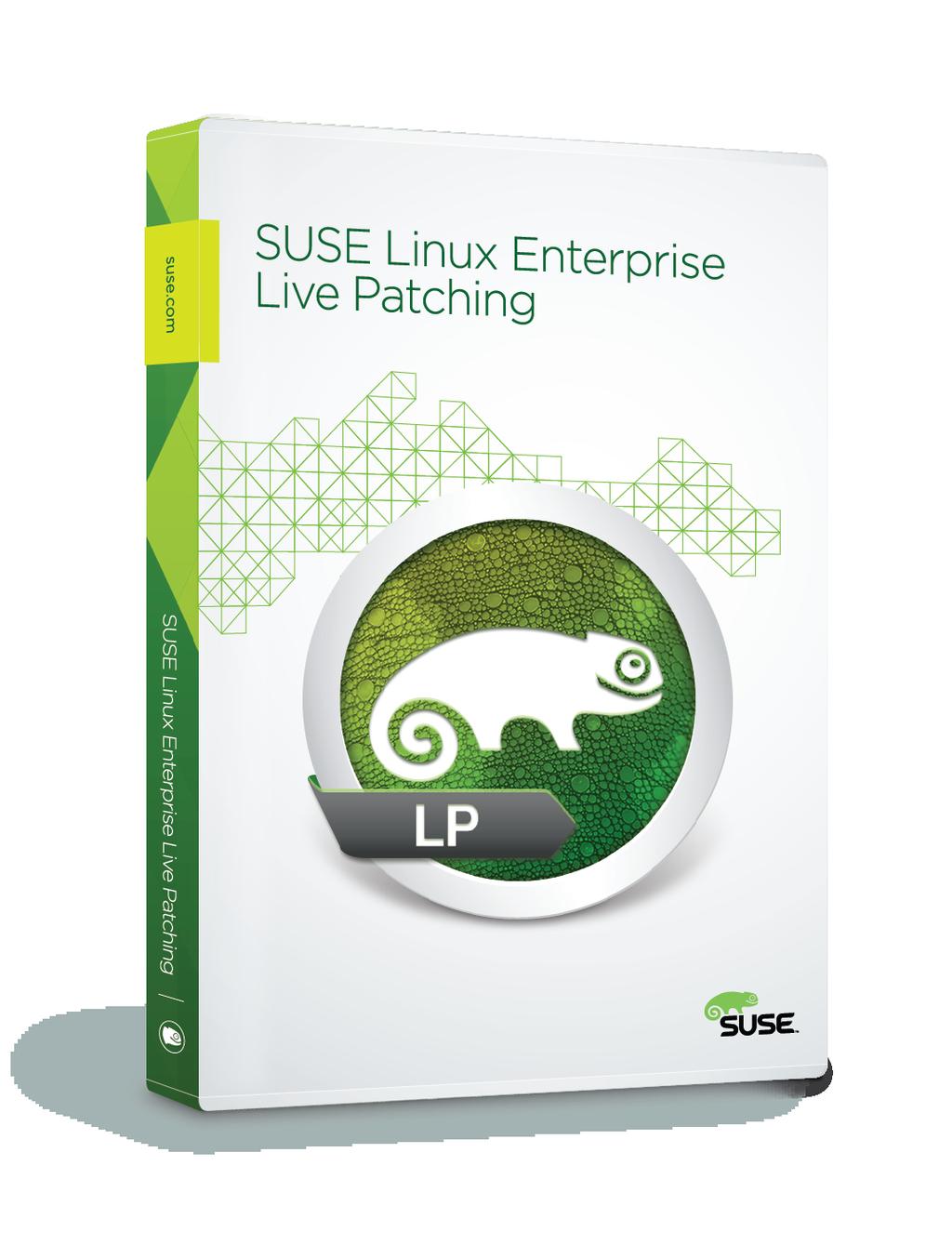 SUSE Linux Enterprise Live Patching Online kernel patchelési technológia kgraft alapon SUSE által kifejezetten a Linux kernelhez fejlesztve SLES 12-től elérhető (x86-64) Cél: kernel patch újraindítás