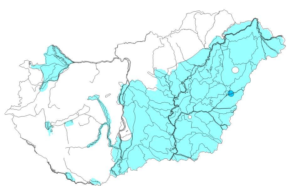 Ebben az esetben az országban legfeljebb csekély belvíz kialakulása valószínűsíthető.