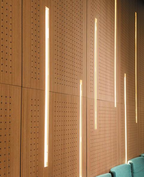 sepia wooden ceiling and wall cladding systems TÜRSAB / TURKEY Wall Claddings Sepia Wooden Wall Claddings are fully modular products with perforated and jointed