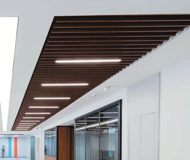 Bilnet Schools / TURKEY Lumuner LED Lighting Products are designed as a series that can be integrated with metal, mineral fibre and wooden suspended ceiling systems, especially for 6oox6oo mm tiles.