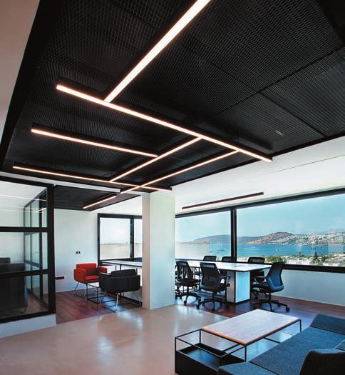 Bodrum Immo Office / TURKEY lumuner led lighting systems Boxline Boxline is an LED luminaire with aluminium profile that can be used as pendant, flush or surface