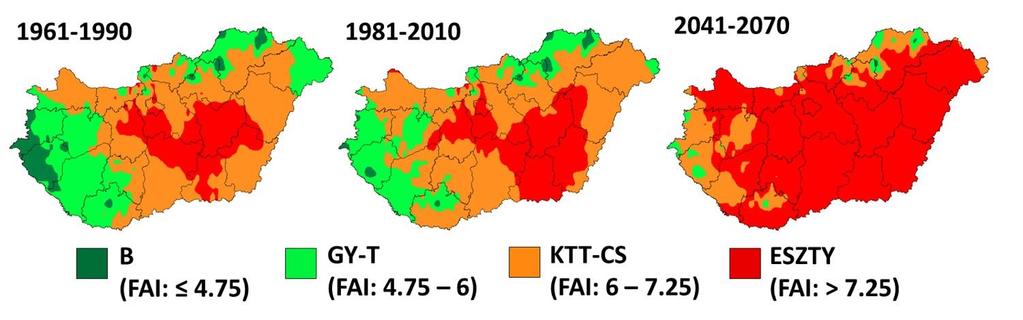 Klímaváltozás Klímaöv eltolódás Erdőkre