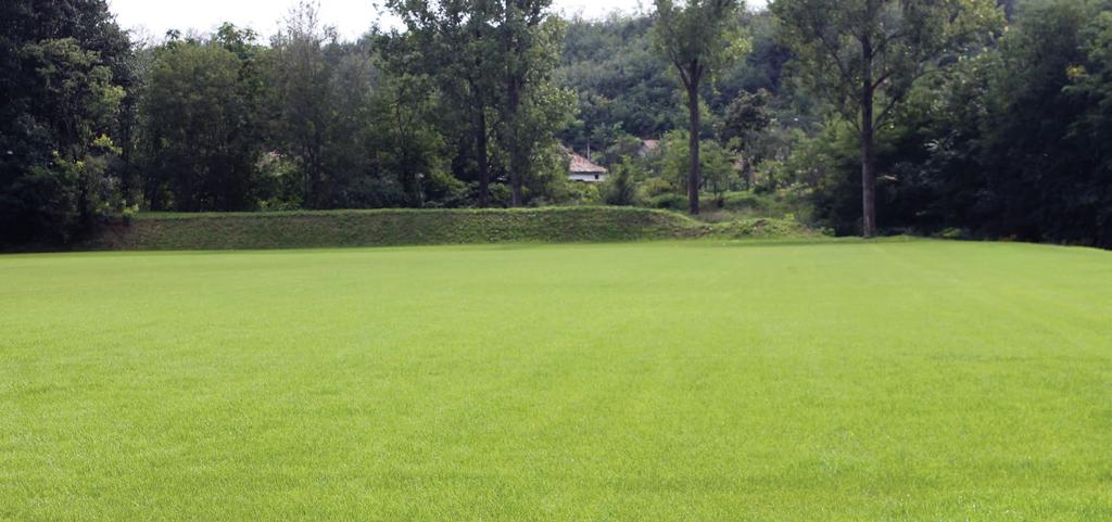 A szintkülönbségeket megszüntetve, locsolórendszerrel