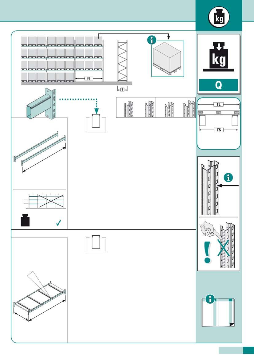 max. 2.000 kg PT P1 P2 P3 P4 H FB= (mm) H= (mm) Q= max. (kg) Q= max. (kg) 1.30 1.00 PT 9L PT 9L 9 2.000 9 2.000 2.000 2.000 TL / TS 1,12 1.800 PT 9L 9 2.00 2.00 FB 2.200 PT 9L PT 9L 9 9 2.100 1.800 2.