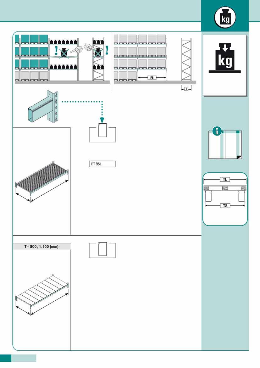 Q PT H Q Qmax. T= 800, 1.100 (mm) FB= (mm) H= (mm) T= 800/1.100 mm Q= max. (kg) 1.30 PT 9L 9 2.000 Qmax. 1.800 2.200 PT 9L PT 9L 9 9 2.00 2.100 3031 9 1.800 PT 110L 110 2.400 2.700 PT 120M 120 3.