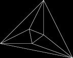60 3. FEJEZET. A KONVEX GEOMETRIA ALAPJAI Definíció. Az n-dimenziós konvex politóp és támaszsíkjának metszetét a konvex politóp egy k dimenziós lapjának nevezzük, ha a metszet affin dimenziója k.