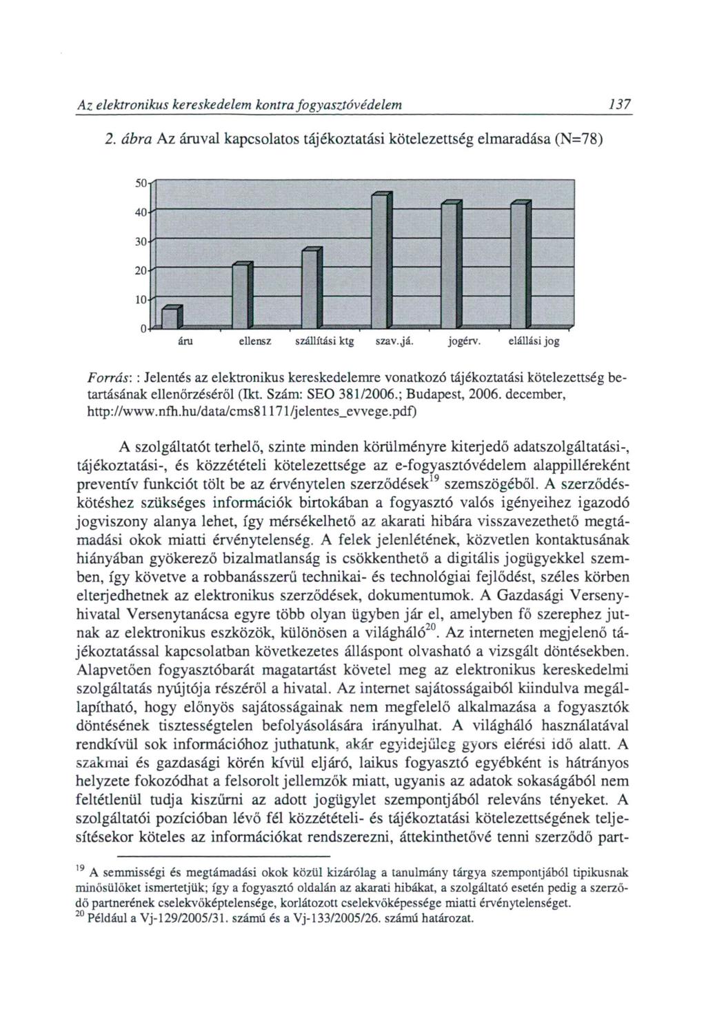 Az elektronikus kereskedelem kontra fogyasztóvédelem 137 2.