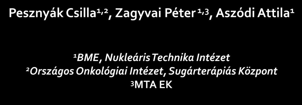 A NUKLEÁRIS TECHNIKAI INTÉZET