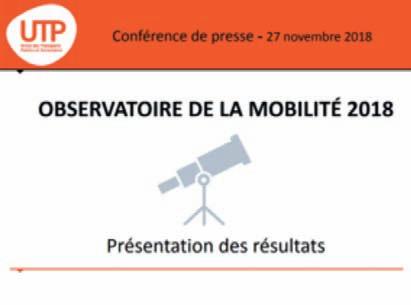 2014 afin que la profession dispose d indicateurs sur les habitudes de déplacements des Français en ville et leur perception des transports publics.