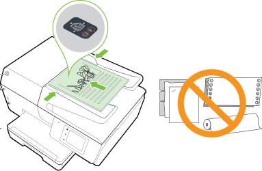 2. Tolja a papírszélesség-beállítókat egészen a papír jobb és bal széléig. USB flash meghajtó csatlakoztatása Az USB flash meghajtókat a nyomtató elején található porthoz csatlakoztathatja.