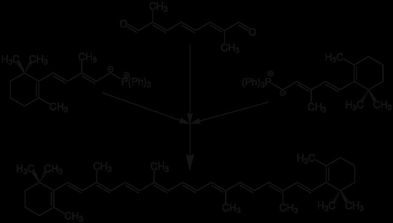 A Wittig-reakció első ipari alkalmazása Wittig G.; Pommer.