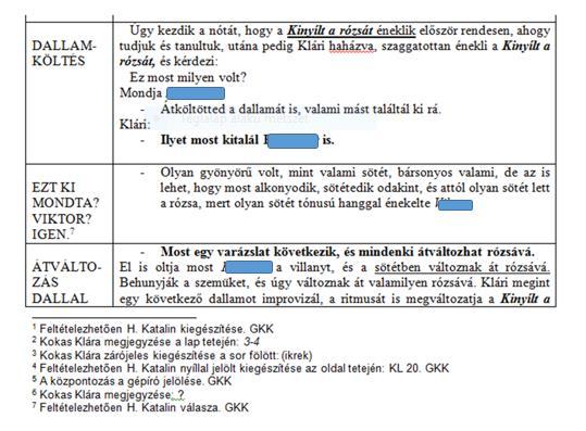 ÓRAMONDÁSOK -