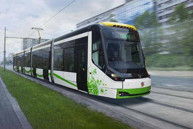 Okos közösségi közlekedés Projekt tartalma 40 db buszvonal és 2 db villamos vonal modernizációja 31 db új környezetbarát SKODA villamos beszerzése és pályavonalak felújítása 121 M EUR 75 db új CNG