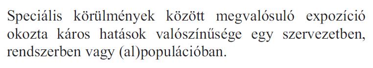 becslésben használt fogalmak egységes harmonizált