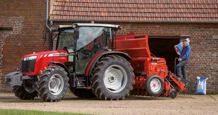 19 A MASSEY FERGUSONTÓL Robusztus és modern hátsó tengely Az MF 4700, MF 5700 és MF 6700 traktorok nagy igénybevételű munkák elvégzésére készültek és ezért ugyan olyan modern, erős