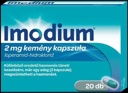 Alkalmazható felnőtteknél és 6 éven felüli gyermekeknél. Hatóanyag: loperamid-hidroklorid Johnson &Johnson ft. 1123 Bp Nagyenyed u. 8-14.