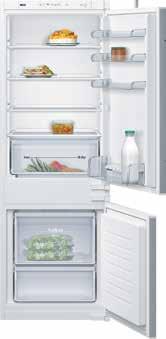 Hűtés Beépíthető hűtő-fagyasztó kombináció CK 567VS30 Low Frost: Ritkább leolvasztás a kisebb jégképződés miatt. A gyümölcsök és zöldségek a speciális Fresh fiókban tovább maradnak frissek.