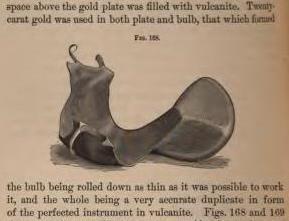 100 publikáció 1863-ban, az American Dental Convention in Saratoga, arany medállal