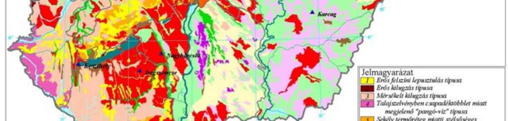 felmérései alapján Magyarország talajainak 43 százaléka